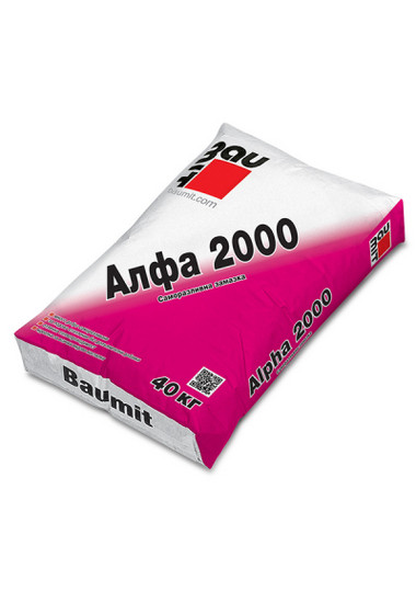 подове и замазки Саморазливна замазка Алфа 2000 Баумит - 40 кг